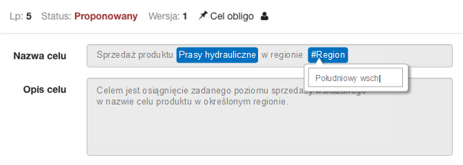 system do zarządzania przez cele